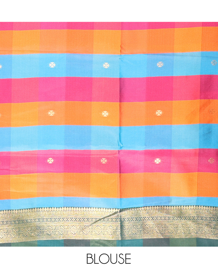 Bottle Green Semi Soft Silk