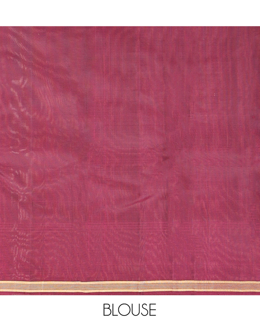 Grey Butta Mayuri Lite Silk Mix Saree