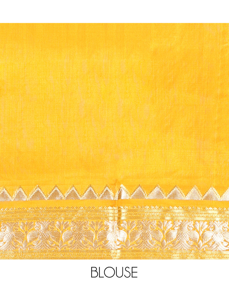 Gold Venkatagiri Silk Saree