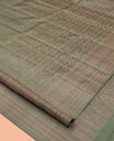 Green Kanchipuram Wedding Silk Saree, Mesmerized with Jacquard Design, a Sparsely Woven Traditional Zari Border, Grand Pallu, and a Matching Blouse