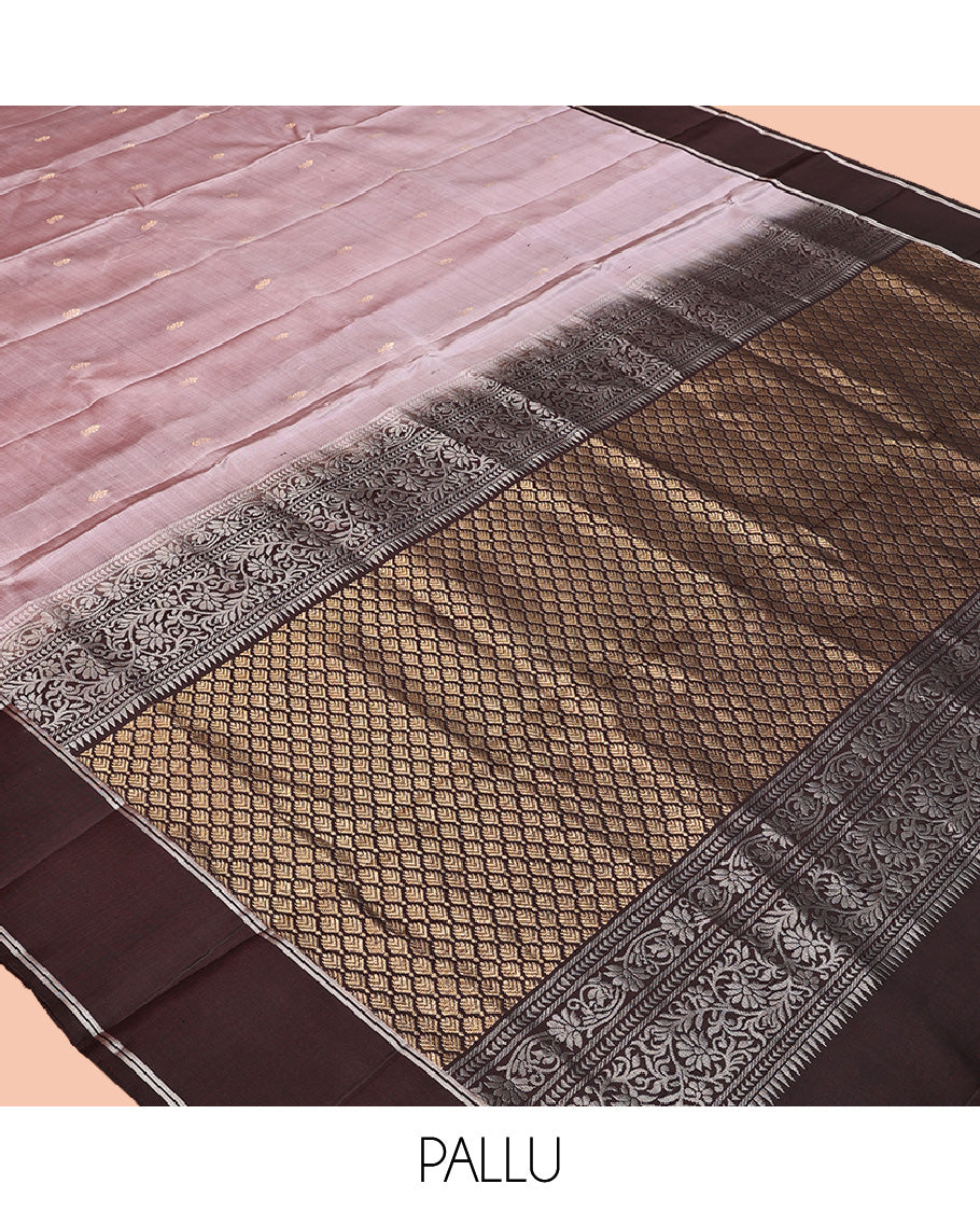 Lavender Mayuri Soft Silk Saree