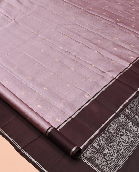 Lavender Mayuri Soft Silk Saree