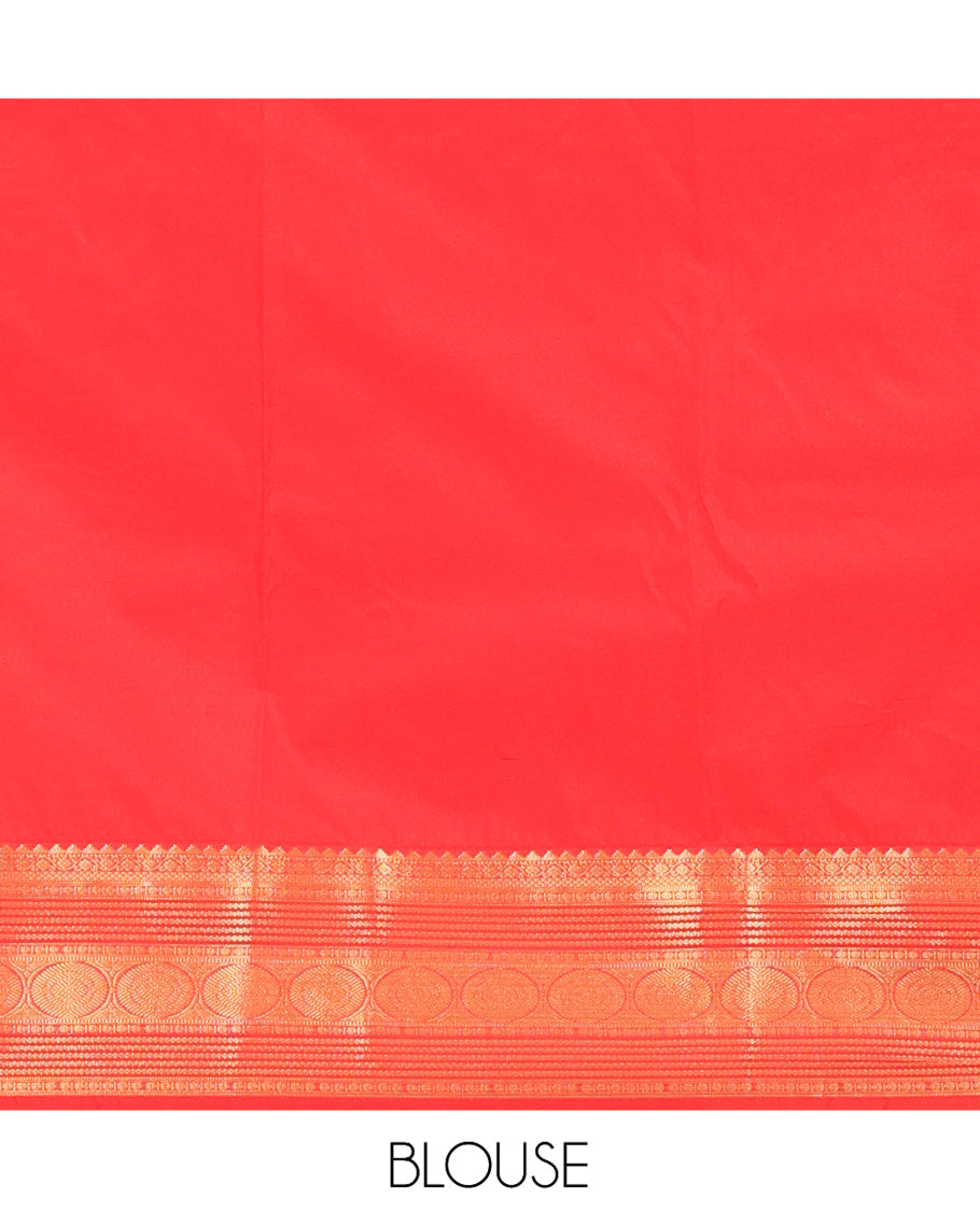 Dark Blue-Light Blue Micro Checks Budget Silk Saree