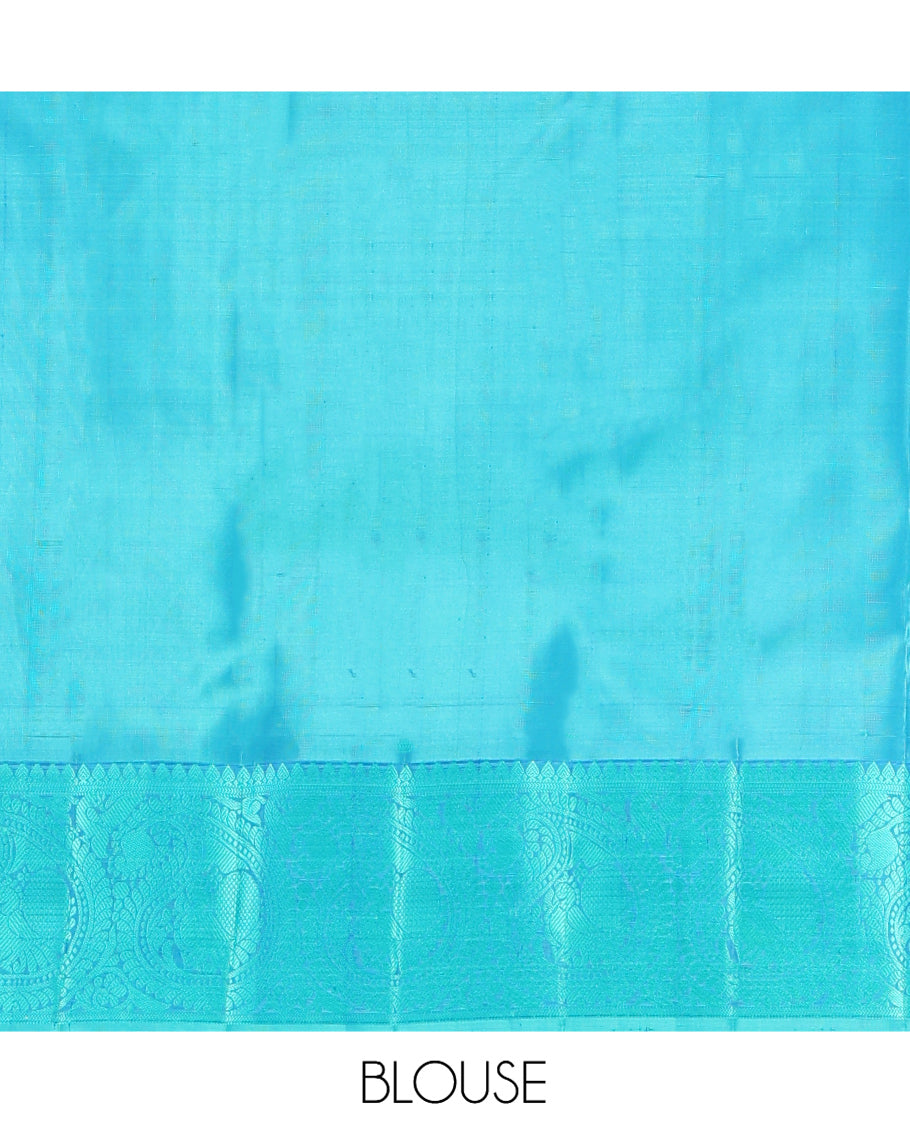 Purple Kanchipuram Silk Saree