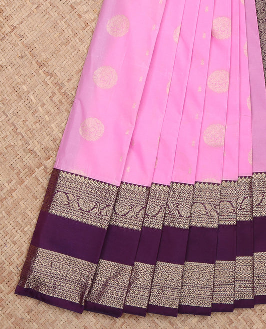 Pink Budget Silk Saree