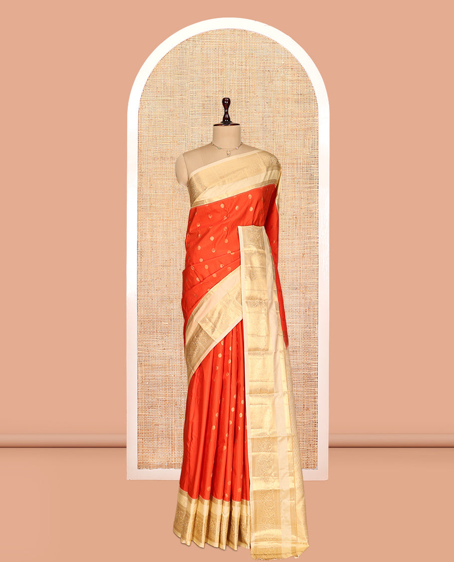 Orange Gift Saree
