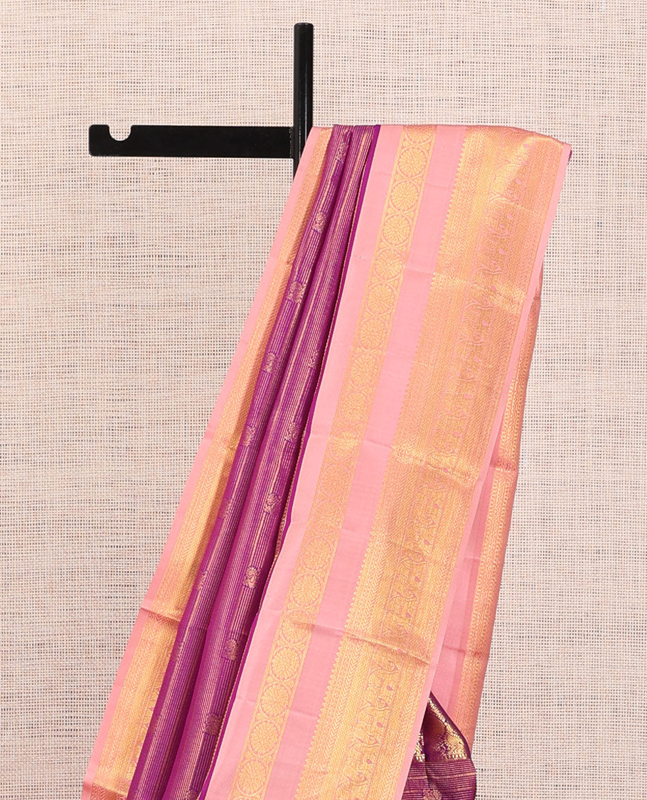 Purple Kanchi Silk