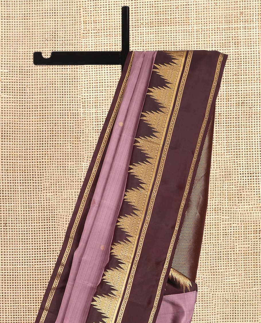Onion-Brown Vasundhara Silk Saree