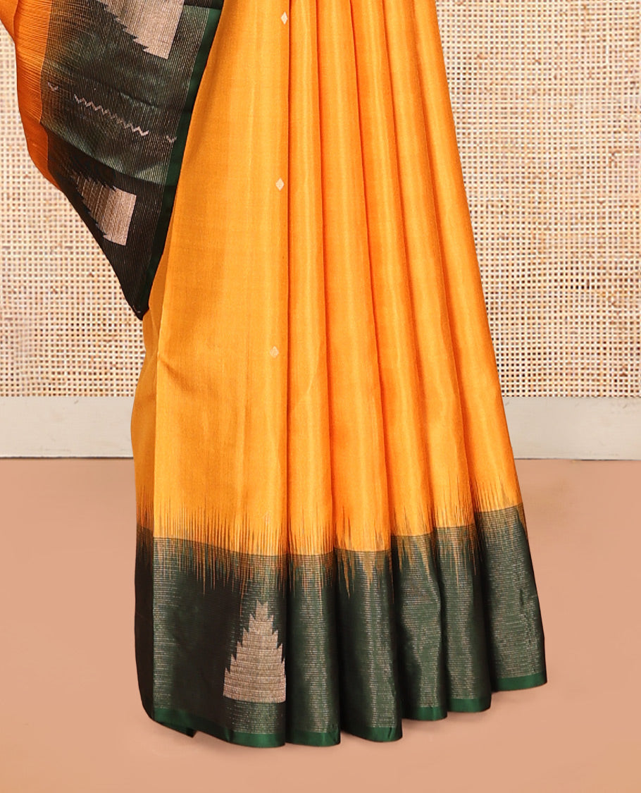 Orange Mayuri Soft Silk Saree