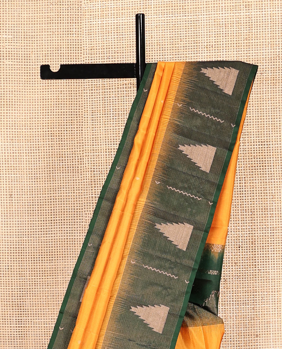 Orange Mayuri Soft Silk Saree