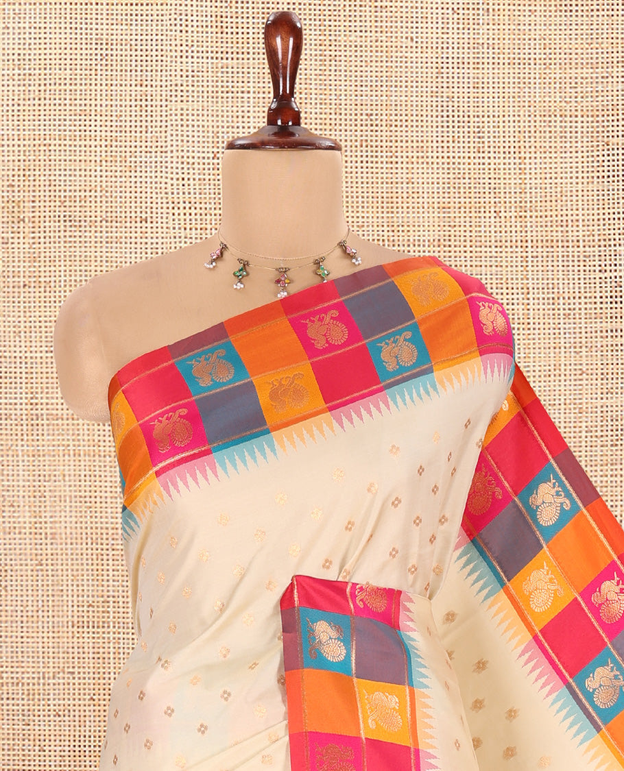 Light Chikku Soft Silk Saree