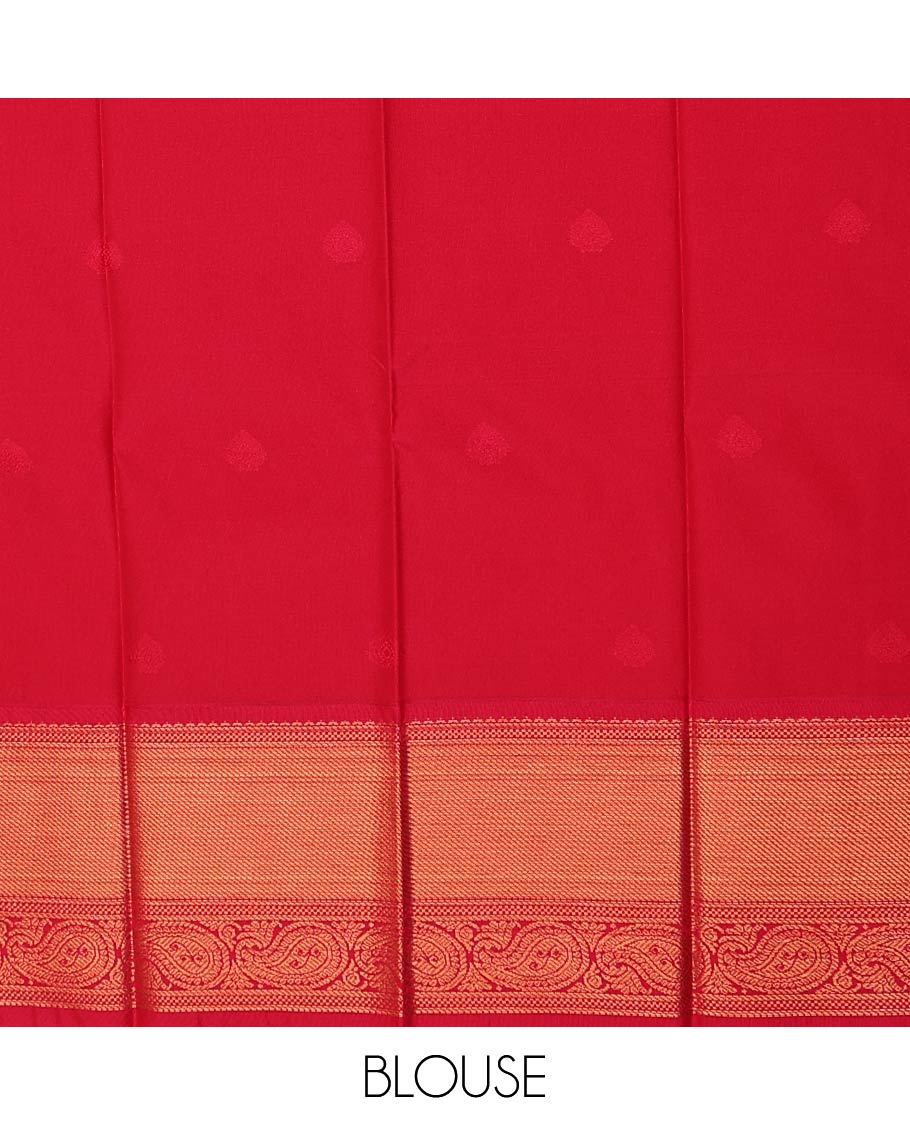 Green zari buttas gift saree, contrast traditional zari design border, and jaal pallu