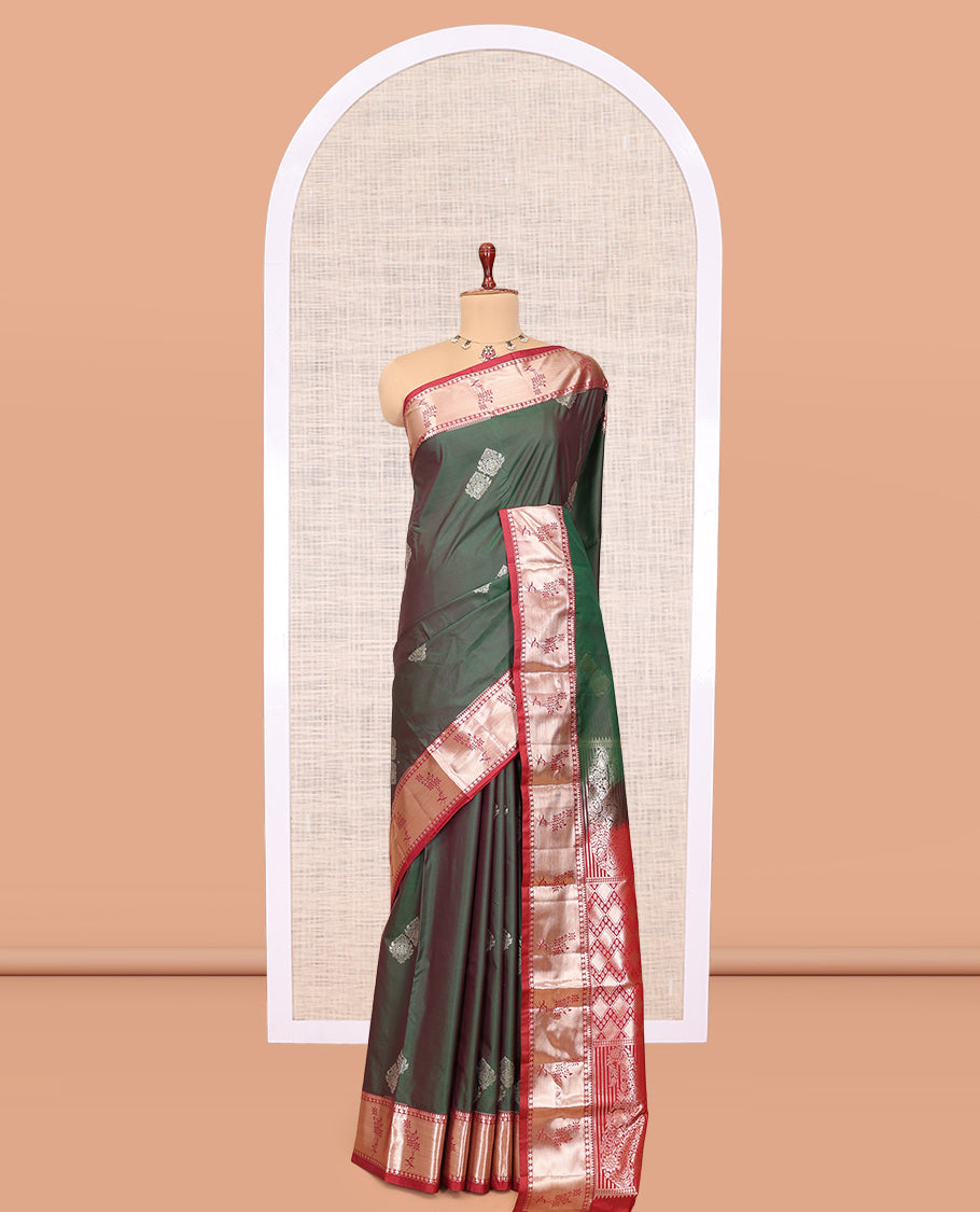 Green Budget Silk Saree