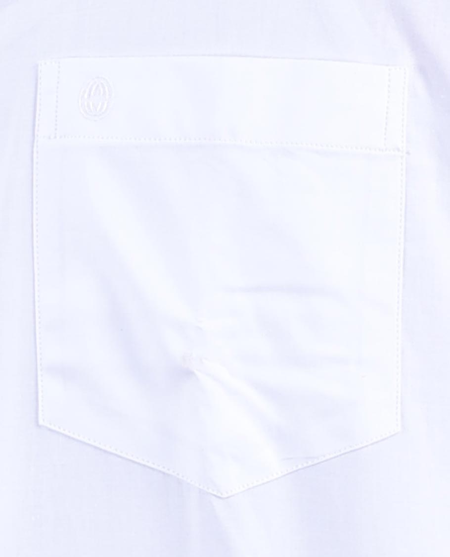 Minister White cool white plain design full-sleeve regular fit cotton white shirt