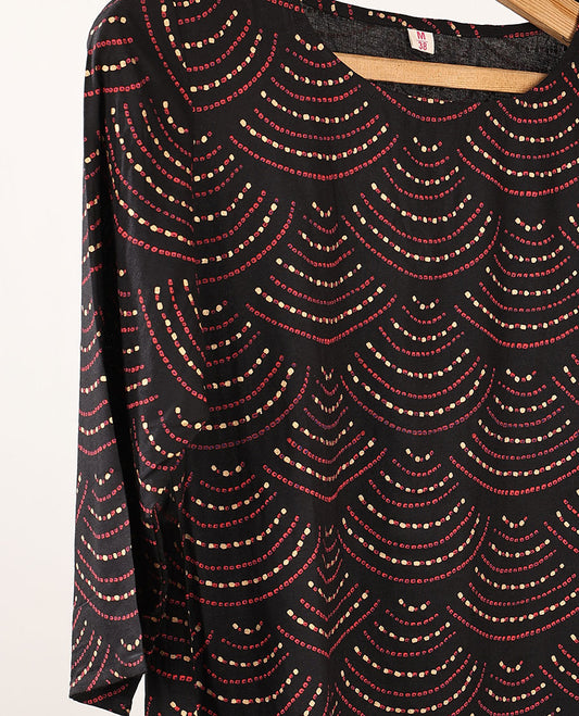 Black Cotton Top 