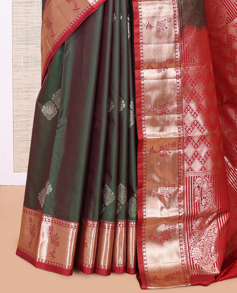 Green Budget Silk Saree
