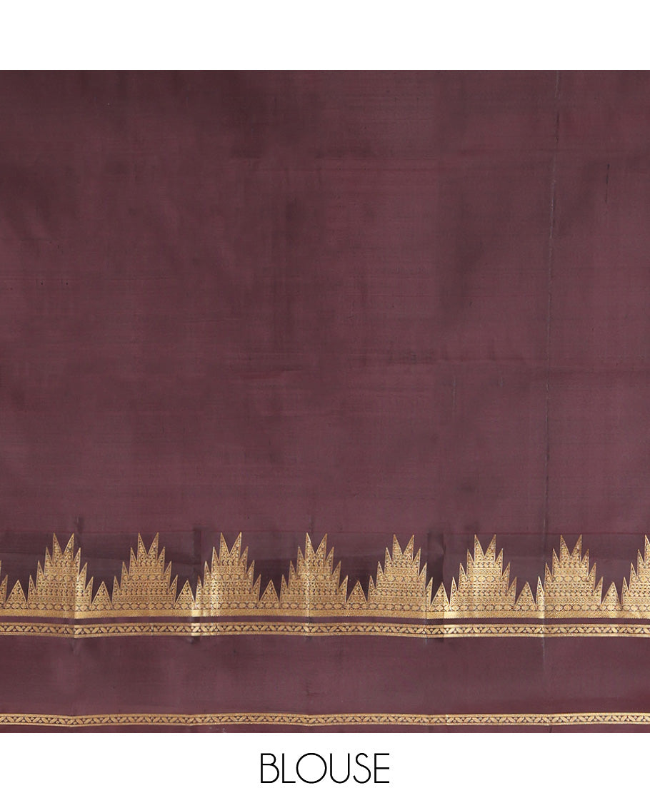 Onion-Brown Vasundhara Silk Saree