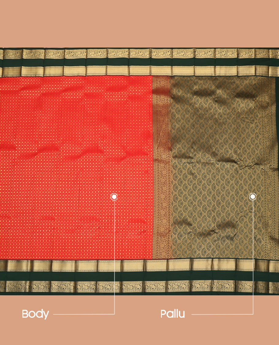 Red Budget Silk Saree