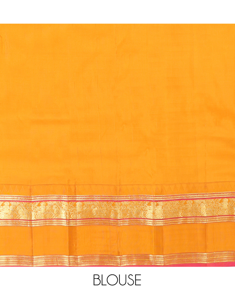 Purple Kanchipuram Silk Saree
