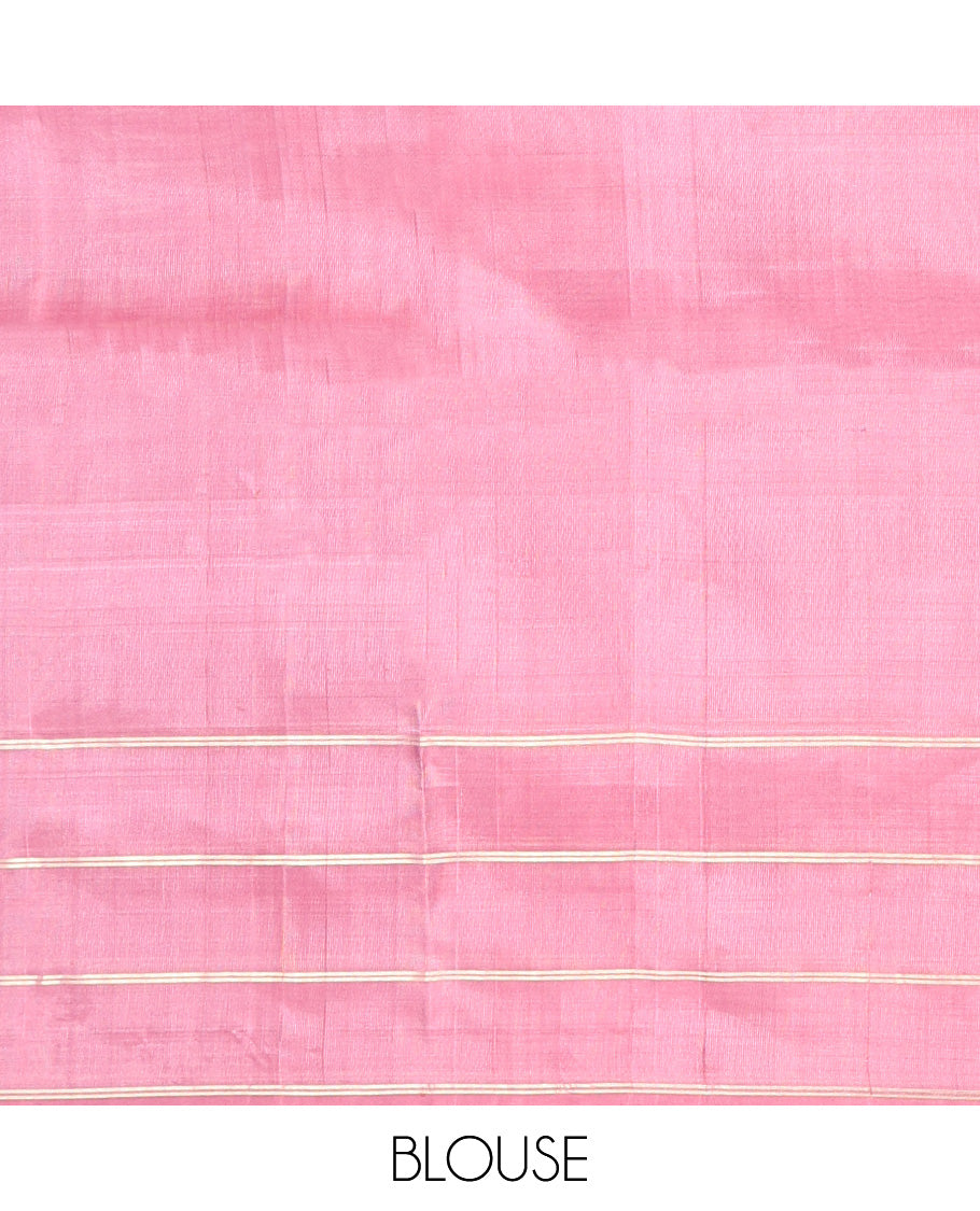 Pink Venkatagiri Silk Saree