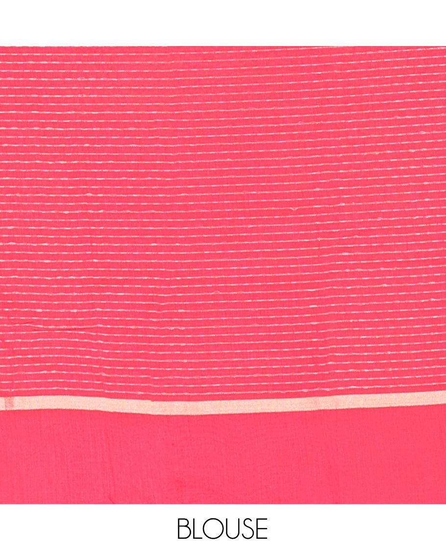 Red Assam Silk Saree