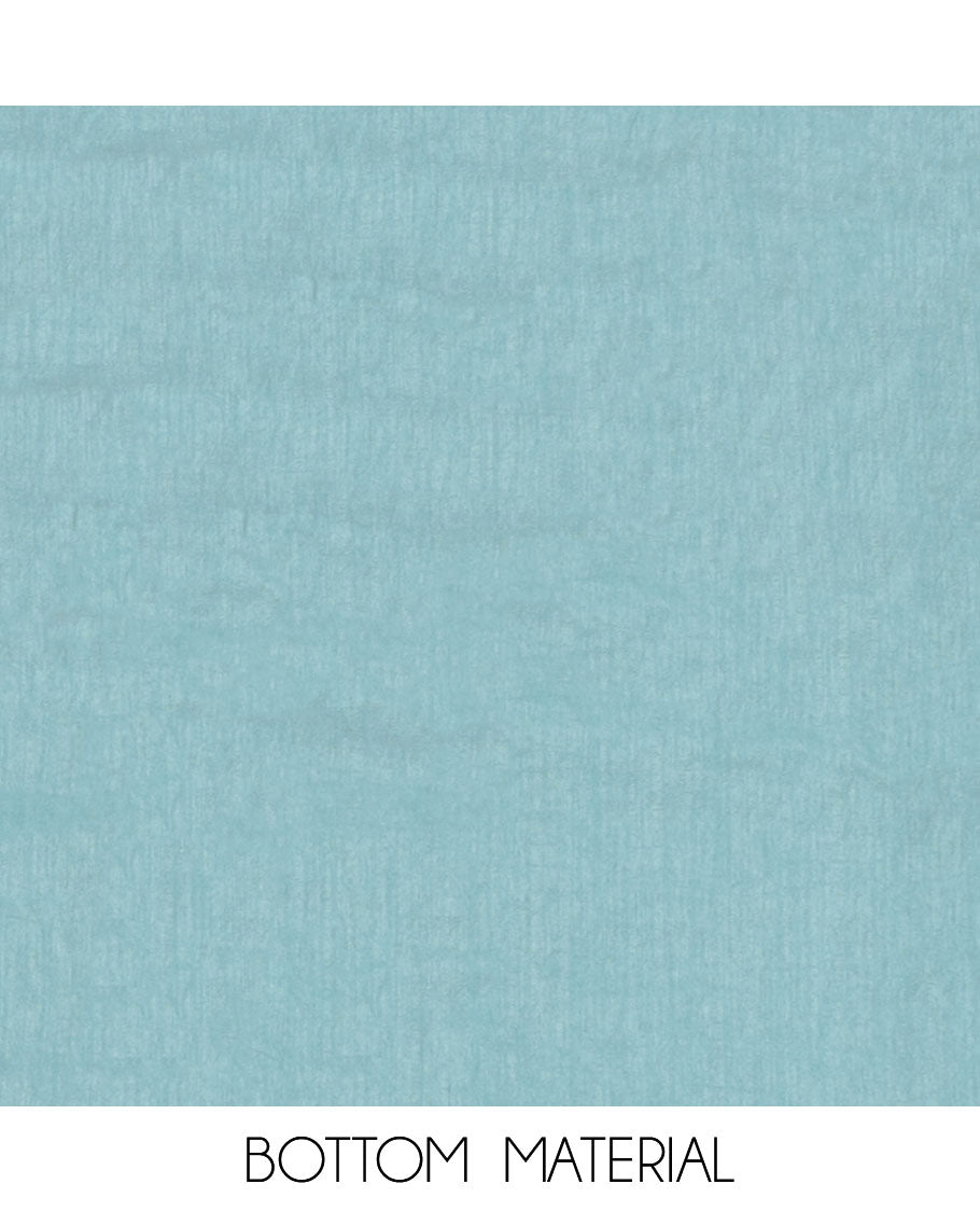 Blue Shimmer Vichitra Silk Material Chudidar Set