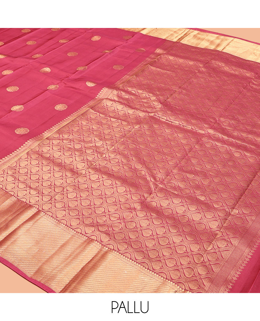 Red Vasundhara Lite Silk Mix Saree, Enriched with Zari Buttas, Highlighted by a Traditional Zari Border, Grand Pallu, and a Matching Blouse