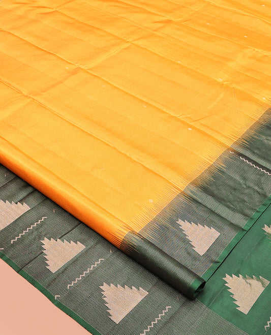 Orange Mayuri Soft Silk Saree