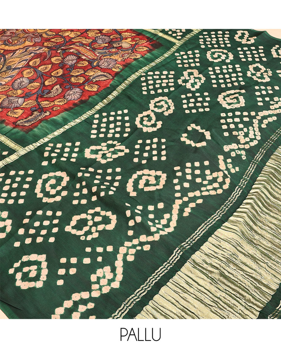 Red Dola Silk