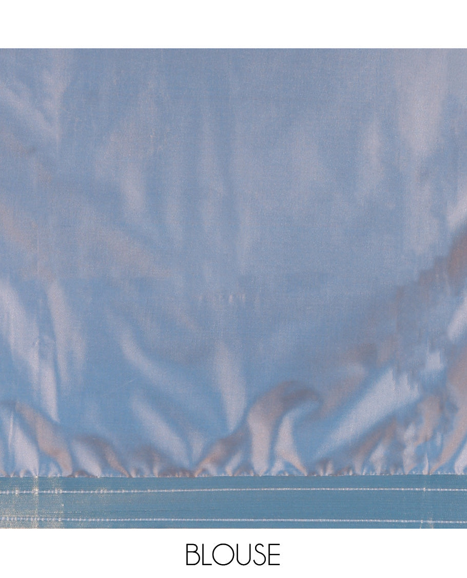 Navy Blue Semi-Soft Silk Saree