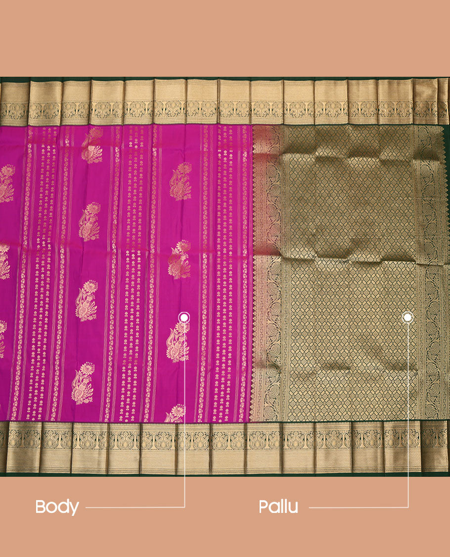Rani Pink Budget Silk Saree