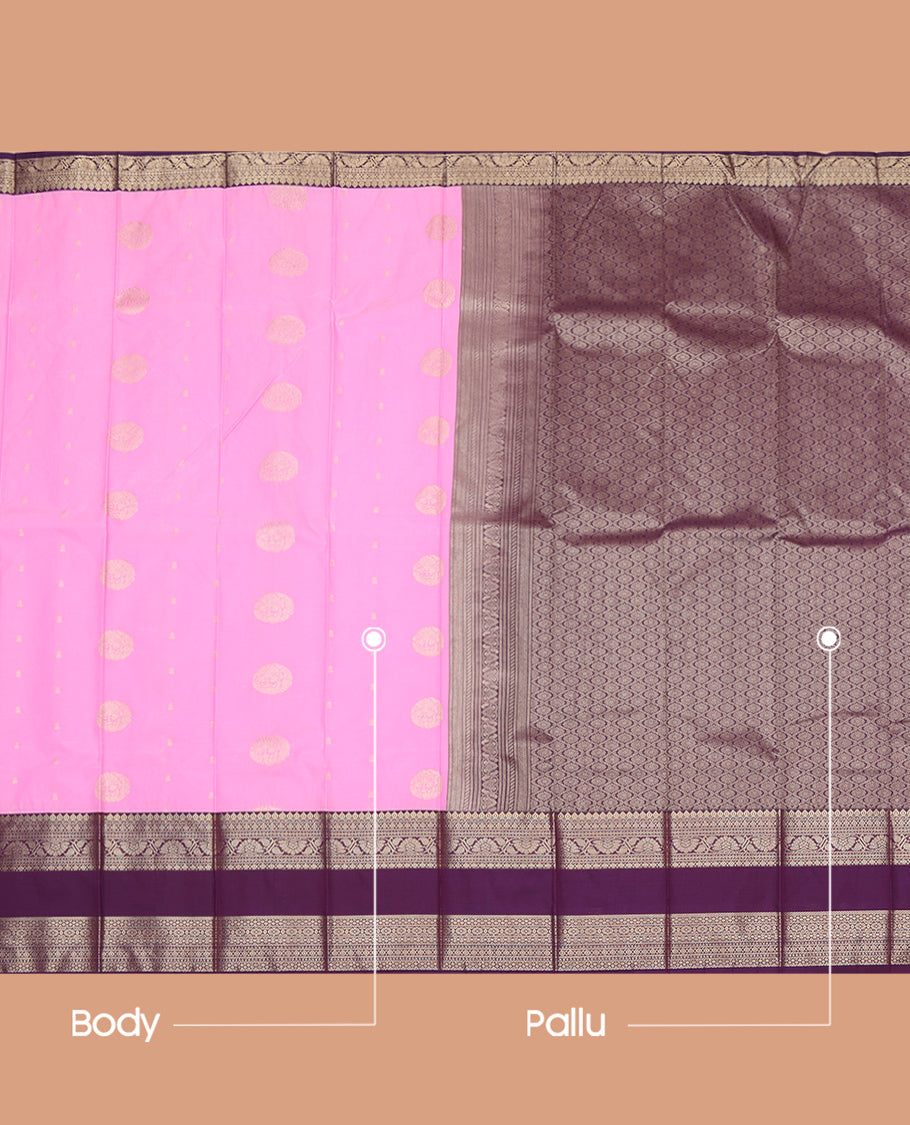 Pink Budget Silk Saree