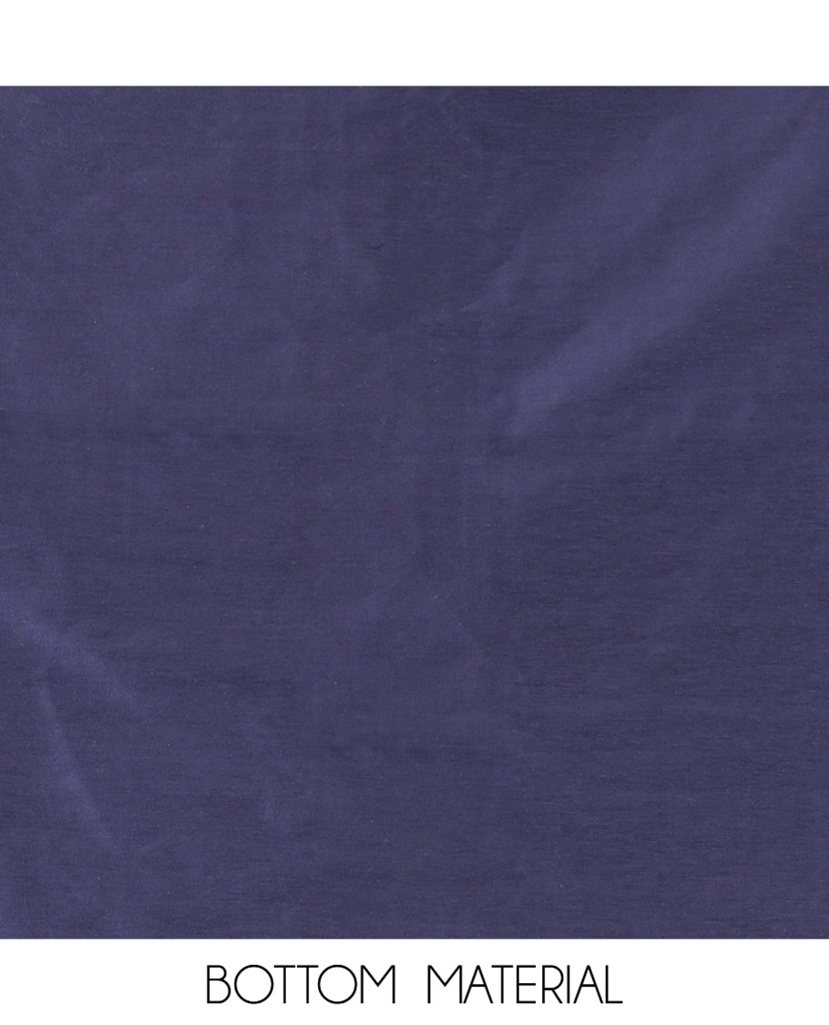 Rani Pink Chanderi Silk Material Chudidar Features Jamdani Floral Top, Contrast Bottom and Dupatta
