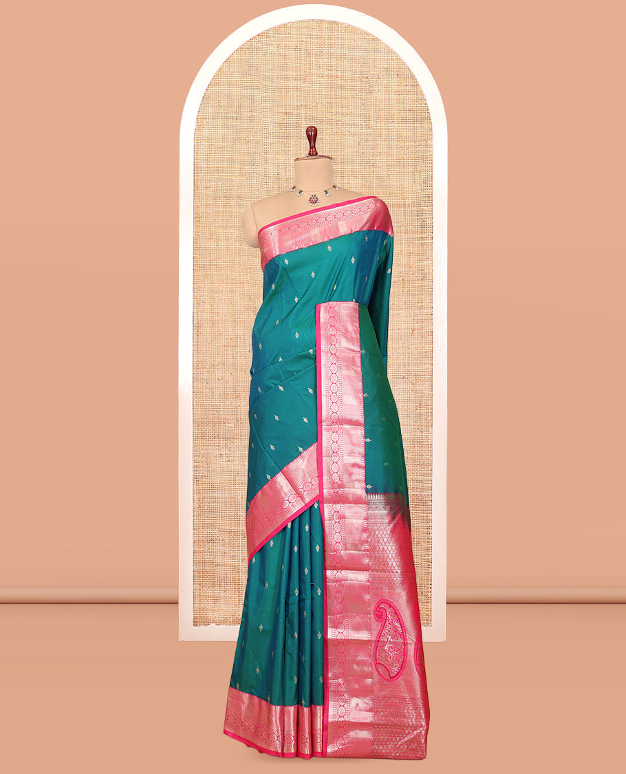 Blue Budget Silk Saree