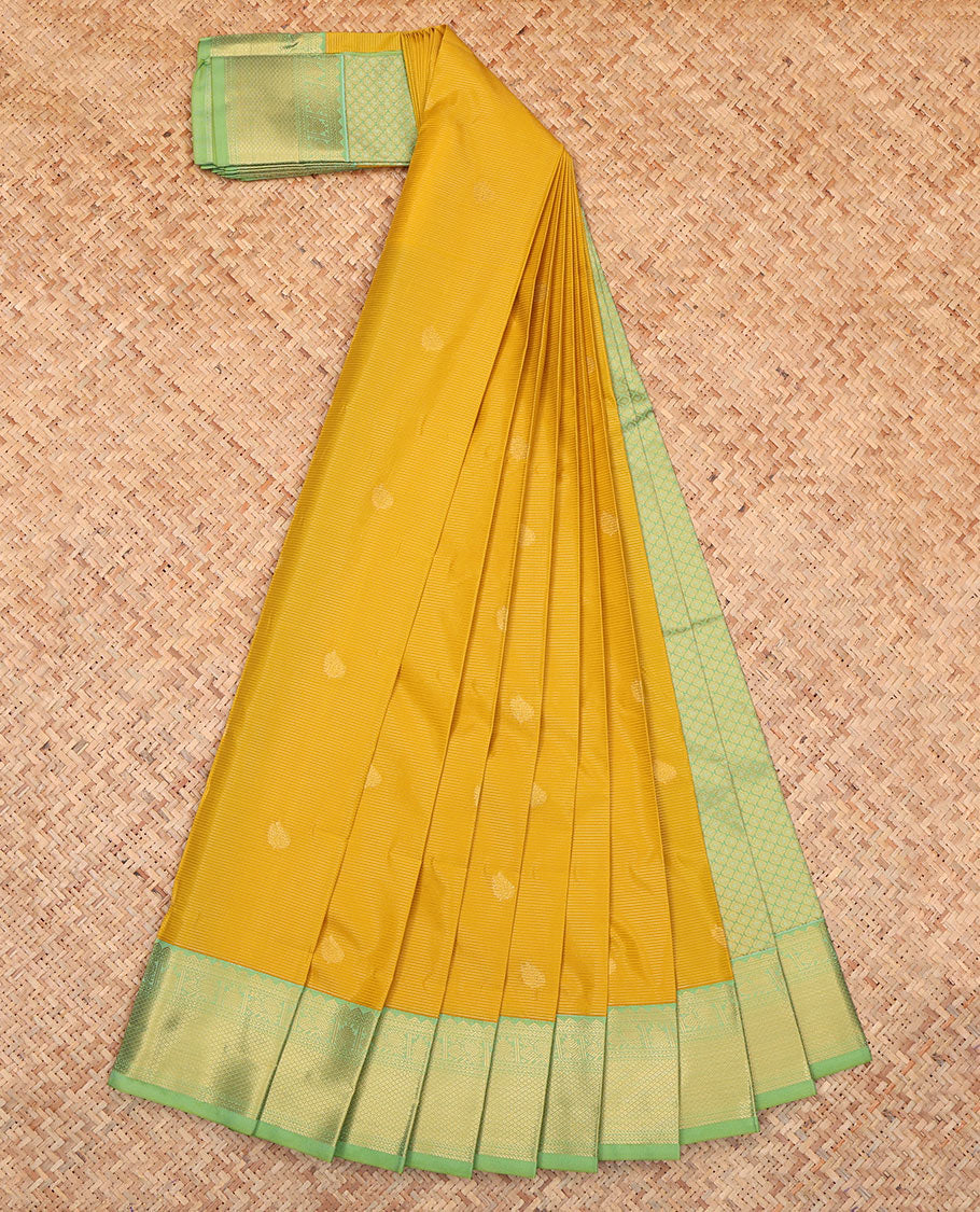 Yellow Budget Silk Saree
