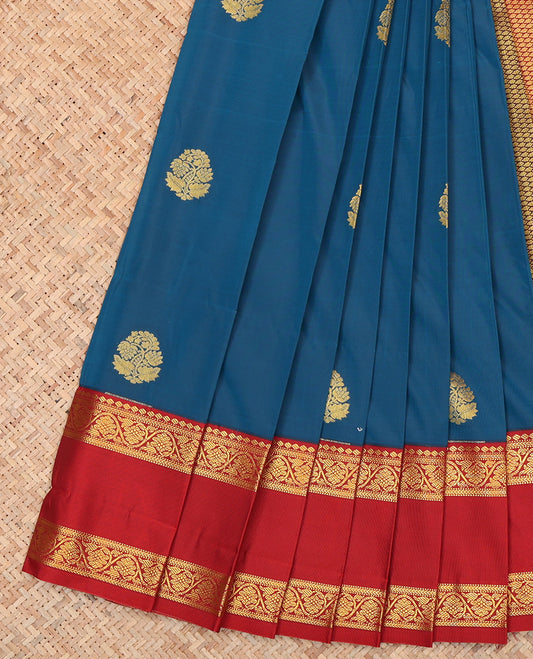 Blue Budget Silk Saree