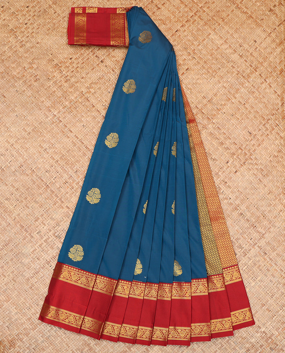 Blue Budget Silk Saree