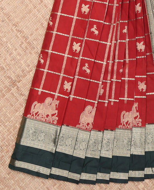 Red Budget Silk Saree