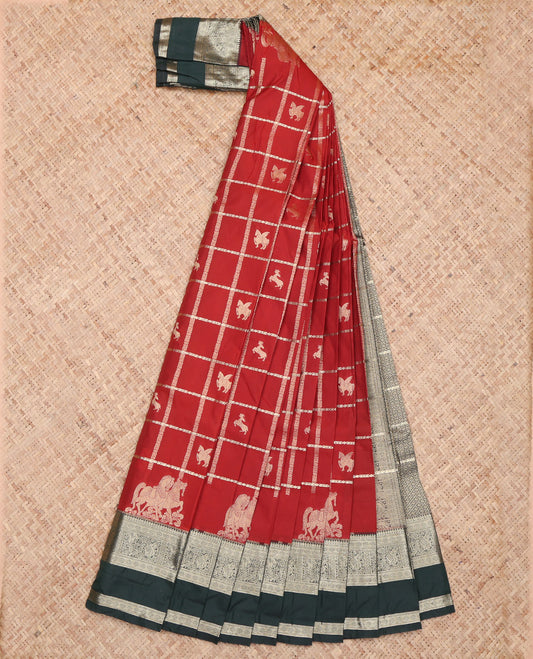 Red Budget Silk Saree