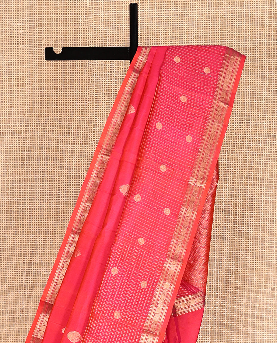 Pink Mayuri Soft Silk Saree