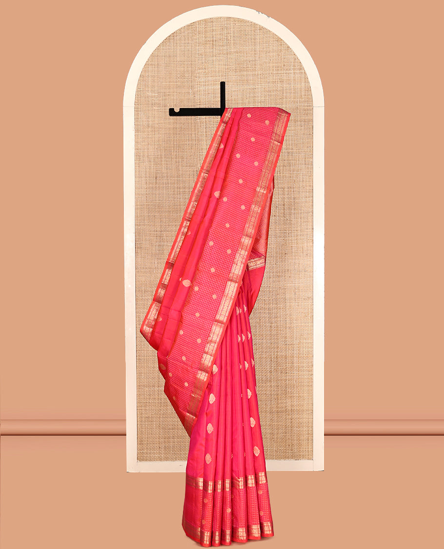 Pink Mayuri Soft Silk Saree