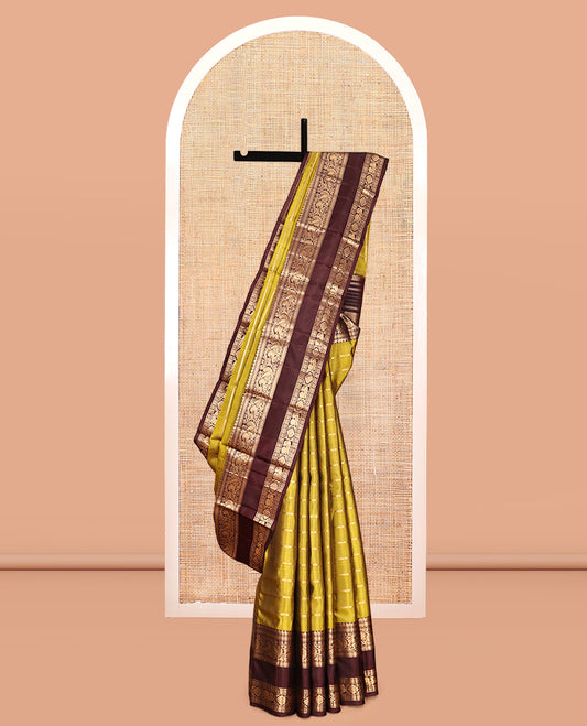 Green Mayuri Soft Silk Saree