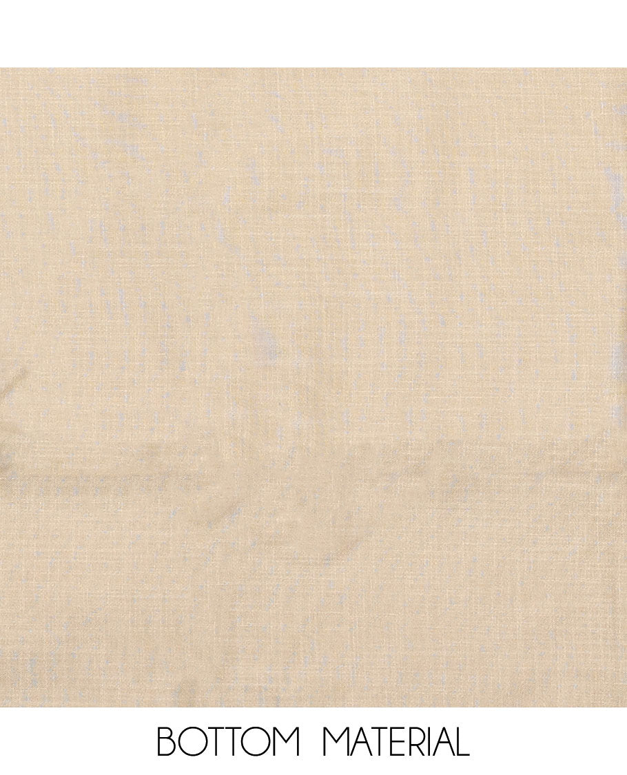 Black material chudidar set, buttas with neck embroidered top, contrast plain bottom, and thread and sequins embroidered dupatta