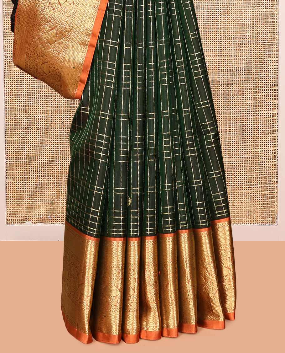 Green Venkatagiri Silk Saree