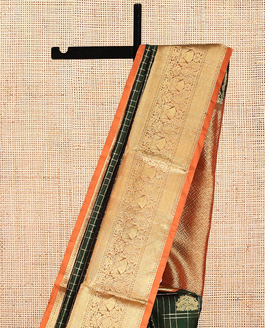 Green Venkatagiri Silk Saree