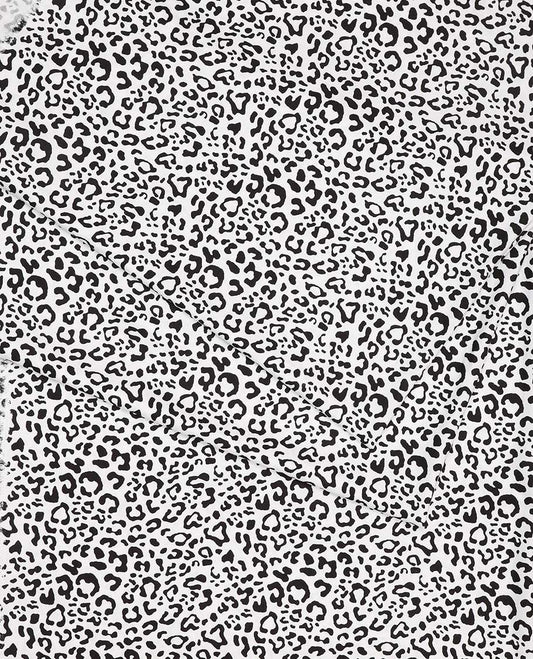 Black & white Dalmatian dog-inspired cotton printed multi-use material