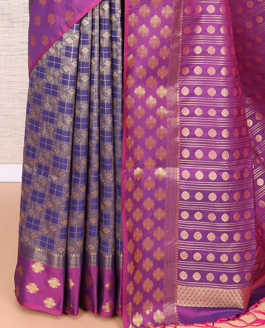 Blue Budget Silk Saree