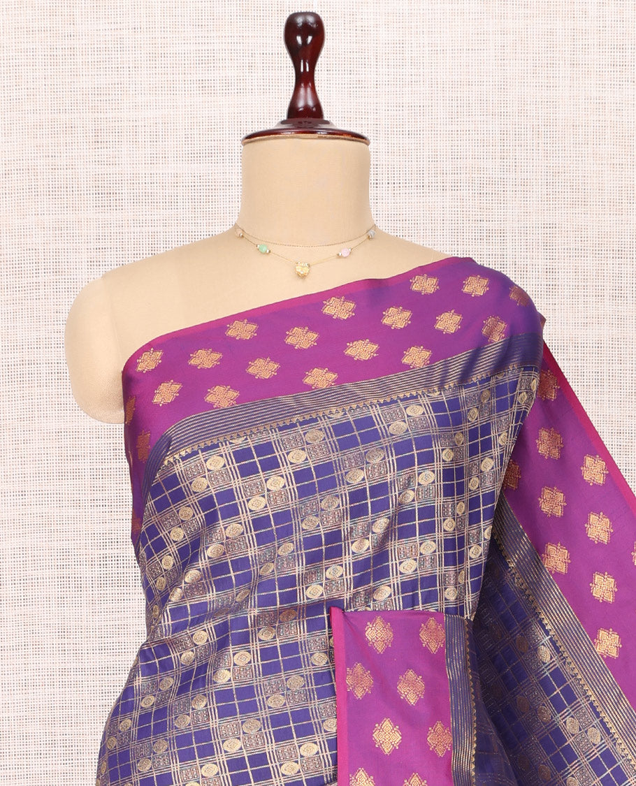 Blue Budget Silk Saree