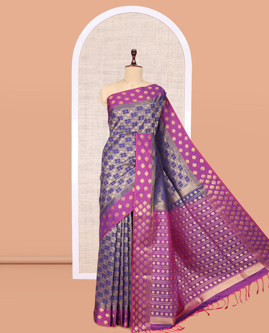 Blue Budget Silk Saree
