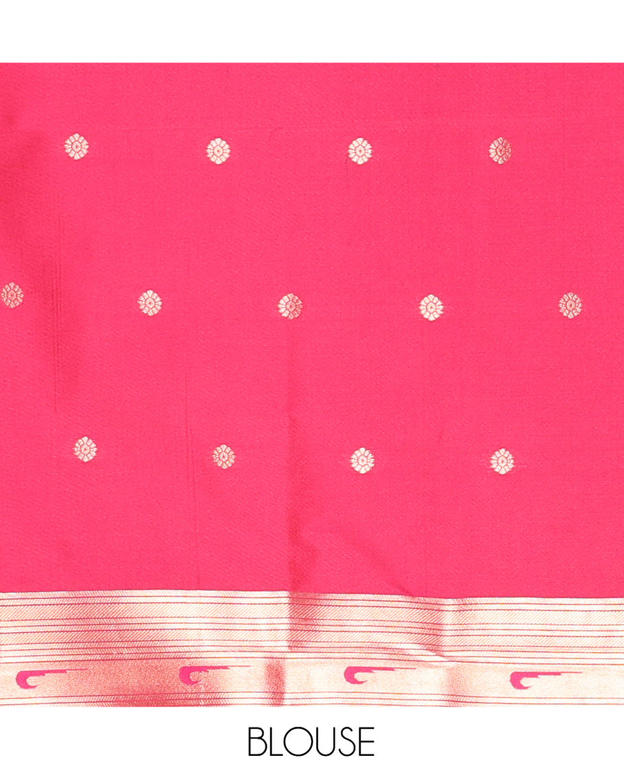 Peach Elite Soft Silk Saree